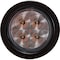 Buyers Products 4 Inch Round Recessed Strobe with Amber LEDs and Clear Lens SL42CA - alternate 3